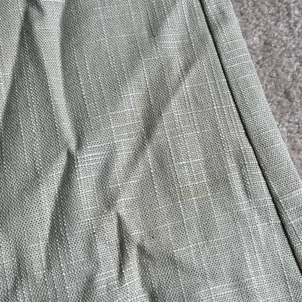 Staud Beige Linen Blend Patches Flared Pants Sz. 10 - Picture 8 of 8